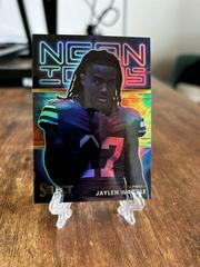 Jaylen Waddle [Tie Dye] #NI-10 Football Cards 2022 Panini Select Neon Icons Prices