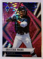 Cristian Pache [Pink Pulsar] #23 Baseball Cards 2021 Panini Chronicles Phoenix Prices
