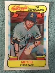 Dan Meyer Baseball Cards 1978 Kellogg's Prices