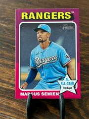 Marcus Semien [Flip Stock] #127 Baseball Cards 2024 Topps Heritage Prices