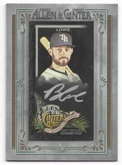 Brandon Lowe [X Silver Frame] Baseball Cards 2022 Topps Allen & Ginter Mini Autographs Prices
