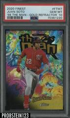 Juan Soto [Gold Refractor] #FTM-7 Baseball Cards 2020 Topps Finest 1998 the Man Prices