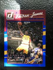 LeBron James [Blue Press Proof] #15 Basketball Cards 2016 Panini Donruss Prices