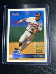 Chipper Jones [Team Topps] #177 Baseball Cards 1996 Topps Prices