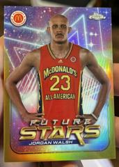 Jordan Walsh [Gold] #FS-9 Basketball Cards 2022 Topps Chrome McDonald's All-American Future Stars Prices