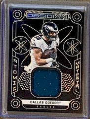 Dallas Goedert [Green] #AM-DGO Football Cards 2022 Panini Obsidian Atomic Material Prices