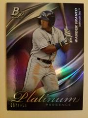Wander Franco [Purple] Baseball Cards 2019 Bowman Platinum Presence Prices