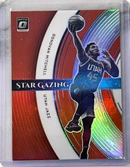 Donovan Mitchell [Red] Basketball Cards 2021 Panini Donruss Optic Star Gazing Prices