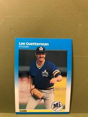 Lee Guetterman #585 Baseball Cards 1987 Fleer Prices