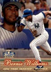 Bernie Williams [Row 2] #51 Baseball Cards 1998 Flair Showcase Prices