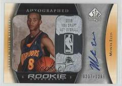 Monta Ellis [Autograph] #102 Basketball Cards 2005 SP Authentic Prices