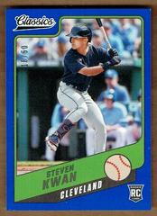 Steven Kwan [Blue] #4 Baseball Cards 2022 Panini Chronicles Classics Prices