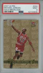 Michael Jordan [Gold Medallion] #244 Basketball Cards 2007 Ultra Prices