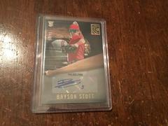 Bryson Stott [Gold] #RA-BS Baseball Cards 2022 Panini Capstone Rookie Autographs Prices