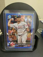Rafael Devers [Throwing Blue Refractor] #8 Baseball Cards 2018 Bowman Chrome Prices