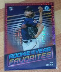 Joe Ryan [Pink Refractor Mega Box Mojo] #ROYF-13 Baseball Cards 2022 Bowman Rookie of the Year Favorites Prices