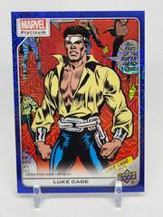 Luke Cage [Blue Traxx] #165 Marvel 2023 Upper Deck Platinum Prices