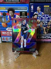 Luka Doncic [Red Prizm] Basketball Cards 2021 Panini Select Numbers Prices