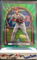 Nolan Gorman [Mega Box Mojo Green] #ROYF-5 Baseball Cards 2023 Bowman Chrome Rookie of the Year Favorites Prices