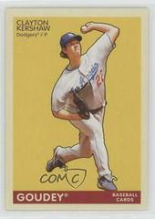 Clayton Kershaw #94 Baseball Cards 2009 Upper Deck Goudey Prices