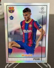 Pedri [Refractor] Soccer Cards 2020 Topps Merlin Chrome UEFA Champions League Prices