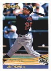 Jim Thome #180 Baseball Cards 2002 Donruss Originals Prices