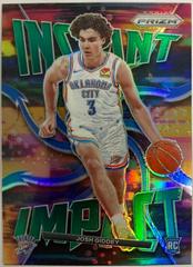 Josh Giddey [Green Prizm] Basketball Cards 2021 Panini Prizm Instant Impact Prices