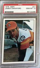 Jim Crawford #47 Baseball Cards 1975 SSPC Prices