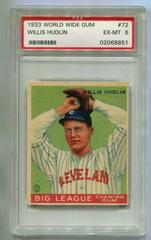 Willis Hudlin #72 Baseball Cards 1933 World Wide Gum Prices