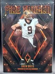 Drew Brees [Black] #FF-3 Football Cards 2022 Panini Phoenix Fire Forged Prices