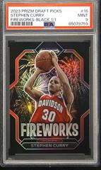 Stephen Curry [Black] #16 Basketball Cards 2023 Panini Prizm Draft Picks Fireworks Prices