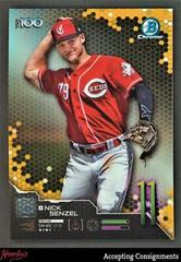 Nick Senzel [Gold Refractor] Baseball Cards 2019 Bowman Chrome Scouts' Top 100 Prices