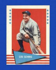 Lou Gehrig #31 Baseball Cards 1961 Fleer Prices