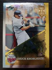 Chuck Knoblauch [Hall of Gold] Baseball Cards 1995 Score Hall of Gold Prices