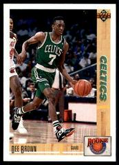 Dee Brown Basketball Cards 1991 Upper Deck Rookie Standouts Prices