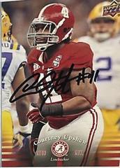 Courtney Upshaw [Autograph] #80 Football Cards 2012 Upper Deck University of Alabama Prices