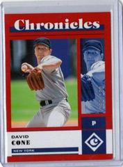 David Cone [Red] #3 Baseball Cards 2023 Panini Chronicles Prices