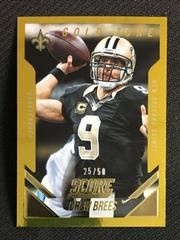 Drew Brees [Gold Zone] Football Cards 2015 Panini Score Prices