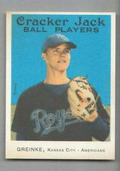 Zack Greinke [Mini Blue] Baseball Cards 2004 Topps Cracker Jack Prices