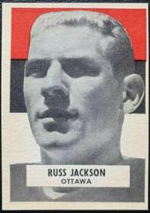 Russ Jackson Football Cards 1959 Wheaties CFL Prices