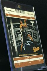 Manu Ginobili [Club Box] Basketball Cards 2003 Fleer Authentix Prices