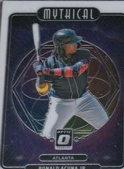 Ronald Acuna Jr Baseball Cards 2021 Panini Donruss Optic Mythical Prices