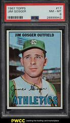 Jim Gosger #17 Baseball Cards 1967 Topps Prices