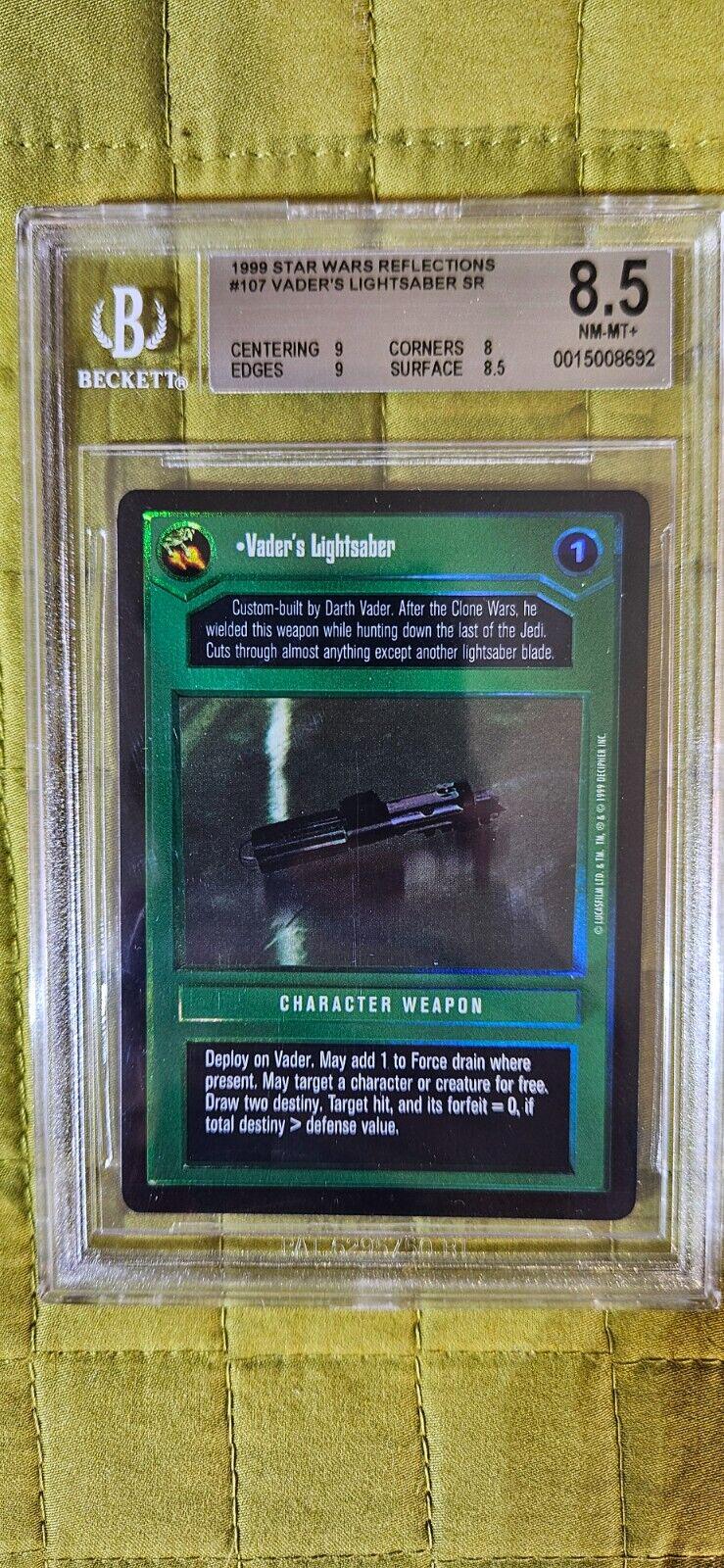 Vader's Lightsaber [Foil] Star Wars CCG Reflections