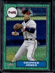 Chipper Jones [Green] Baseball Cards 2022 Topps Silver Pack 1987 Chrome Prices