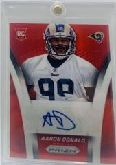 Aaron Donald [Red Prizm] #AR-AD Football Cards 2014 Panini Prizm Autograph Rookies Prices