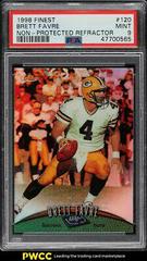 Brett Favre [Non Protected Refractor] Football Cards 1998 Topps Finest Prices