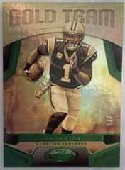 Cam Newton [Mirror Green] #8 Football Cards 2016 Panini Certified Gold Team Prices