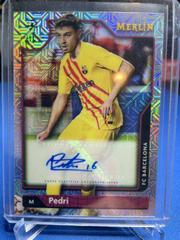 Pedri [Mojo] Soccer Cards 2021 Topps Merlin Chrome UEFA Autographs Prices