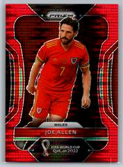 Joe Allen [Breakaway Red] #299 Soccer Cards 2022 Panini Prizm World Cup Prices